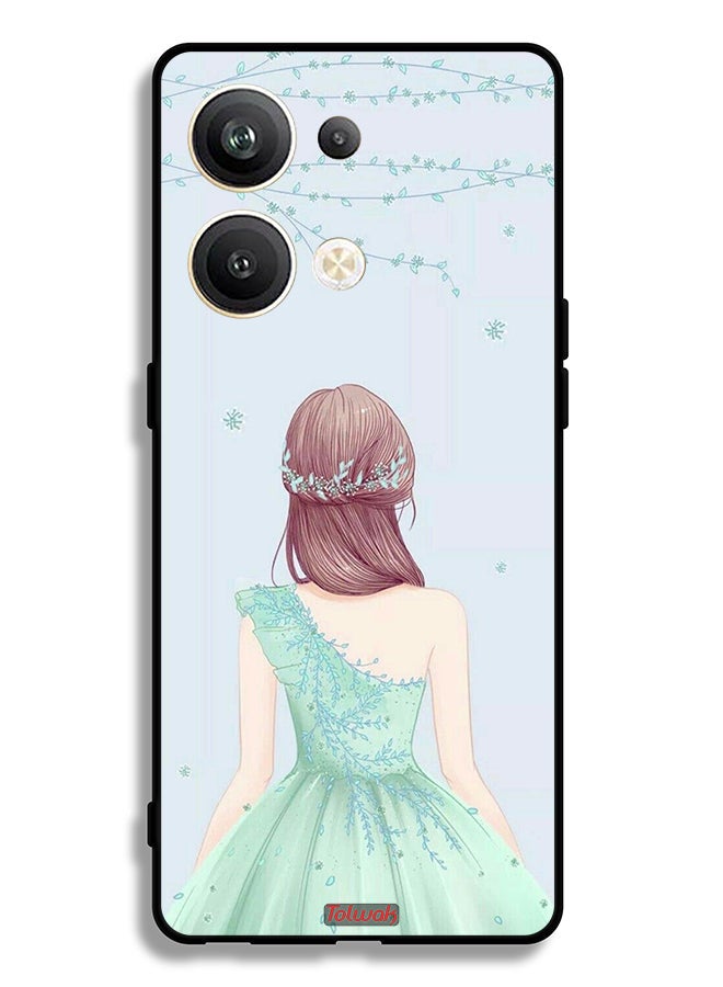 Tolwak Oppo Reno9 Pro Plus 5G Protective Case Cover Cute Girl In Floral Dress - Image 2