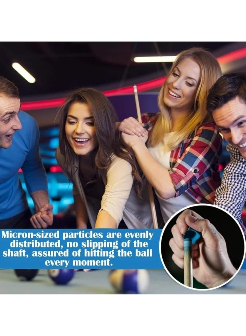 Master Premium Billiard Pool Cue Chalk Set 6 Pieces- Enhanced Grip, Reduced Miscues & Dust-Free Long-Lasting Performance - Image 3