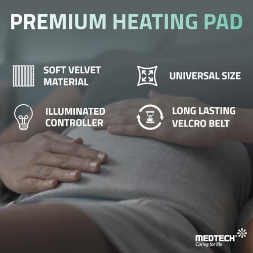 MEDTECH® Orthopaedic Electric Heating Pad with Fast Heating Technology for Back Pain, Heat Therapy Heating Belt for Joints, Muscle, Shoulder, Knee, Neck and Menstrual Cramps Relief - Image 4