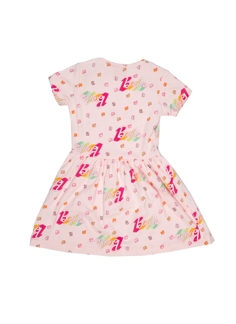 Barbie Barbie - Girl's AOP Jersey Dress