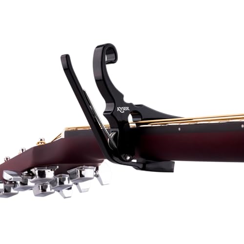 Kyser Drop D Partial Guitar Capo, 5-strings, Black, KGDB - Image 3