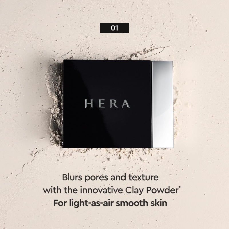 HERA Airy Blurring Powdered Primer for Poreless & Long-Lasting Korean Makeup | Moisturizing Powder from Cream for All Skin Types, Travel-Friendly Design, Smoothing and Oil Absorbing, 0.29 Oz (8.5g) - Image 4