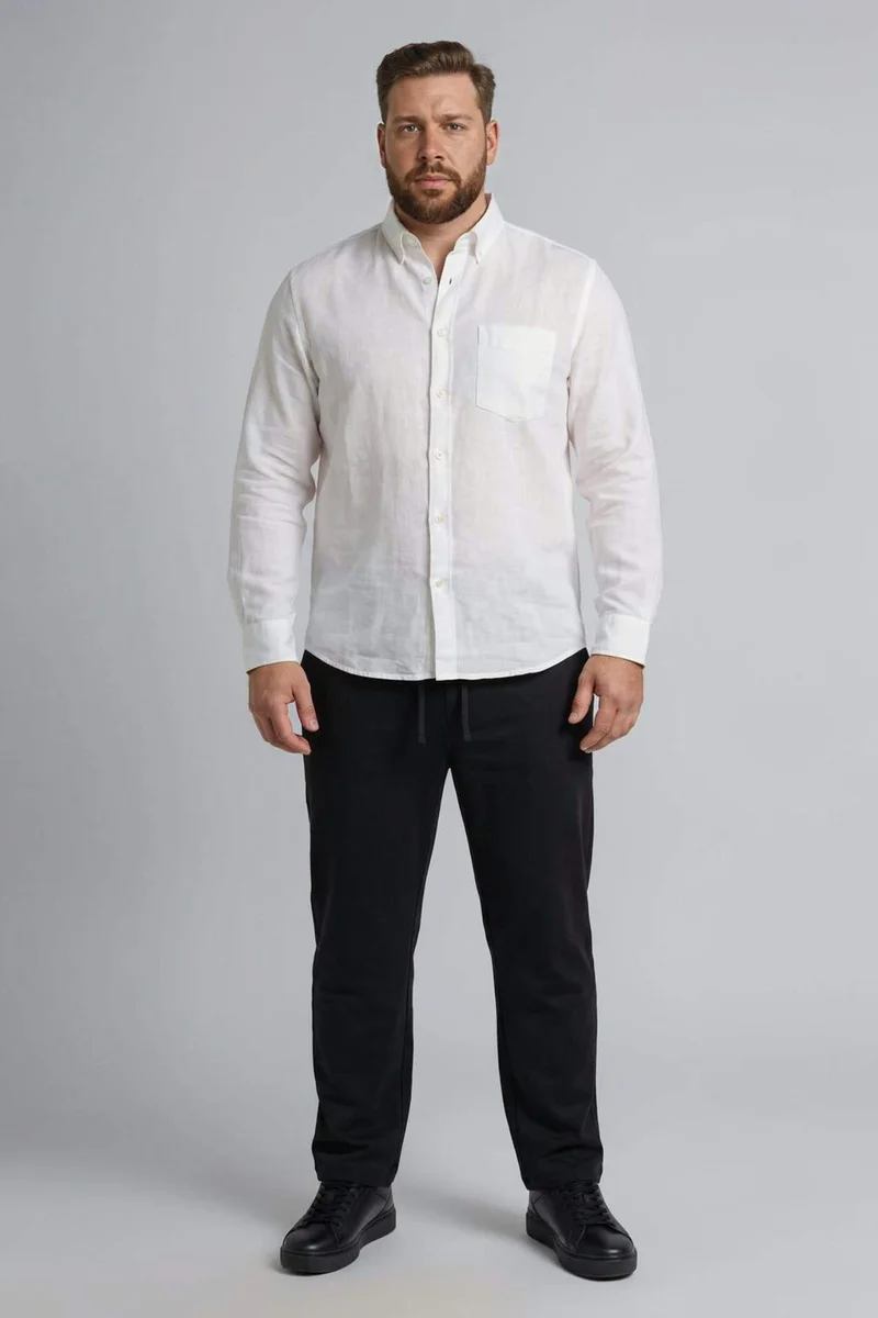 ديفاكتو Plus Size Regular Fit Trousers