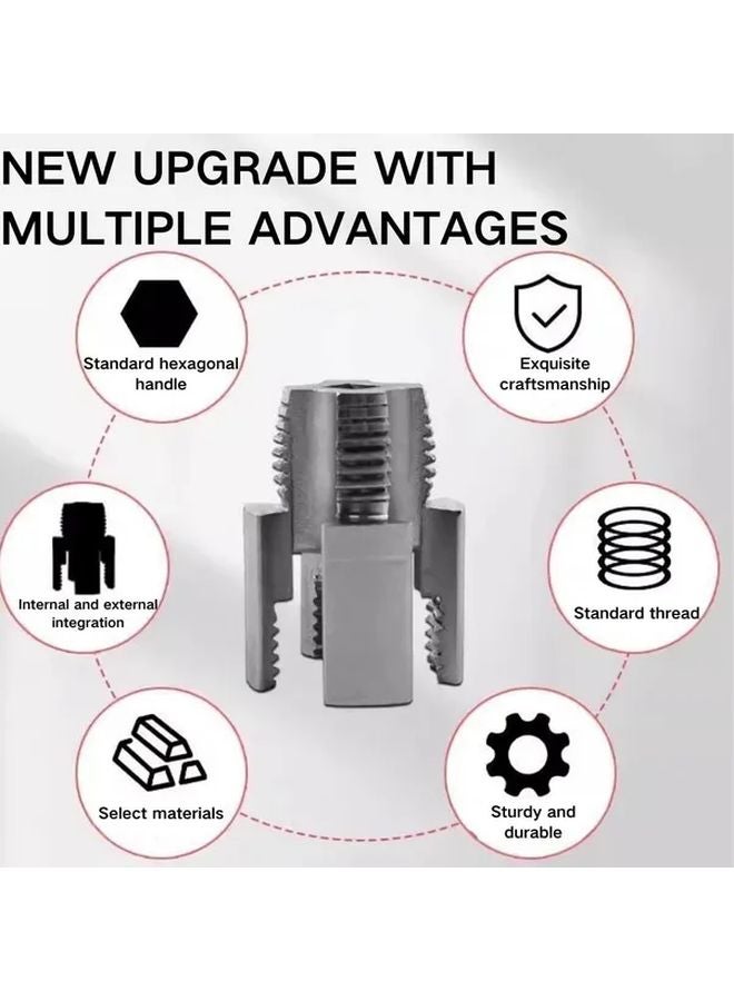 4 Pcs PPR Pipe Threader Tool And Water Pipe Sealant Tape For PVC And PPR Pipes - Image 5