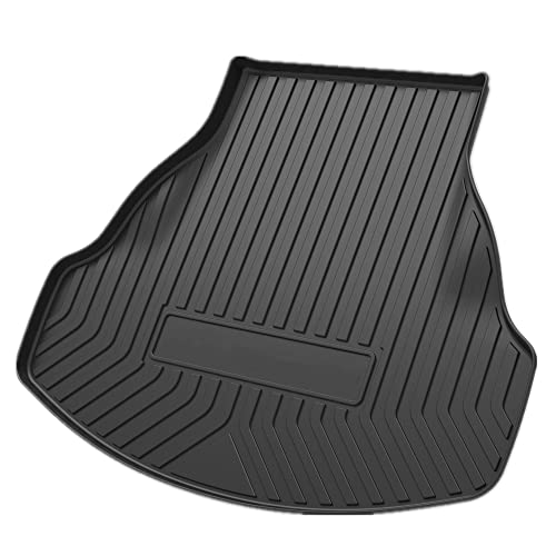 Aiqiying All Weather Rear Cargo Liners Trunk Tray Mats Protector Custom Compatible with 2013 2014 2015 2016 2017 Honda Accord, 3D Waterproof Durable Odorless Flexible Black TPO Accessories - Image 1