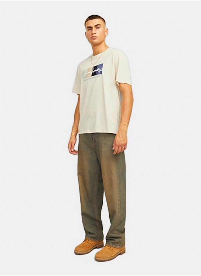 JACK & JONES Jorportland Block Branding Ss Cn Ln  - Image 1