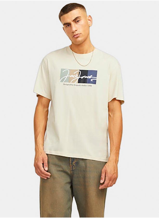 JACK & JONES Jorportland Block Branding Ss Cn Ln  - Image 3