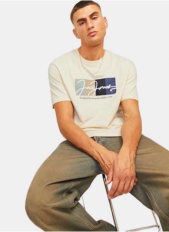 JACK & JONES Jorportland Block Branding Ss Cn Ln  - Image 4