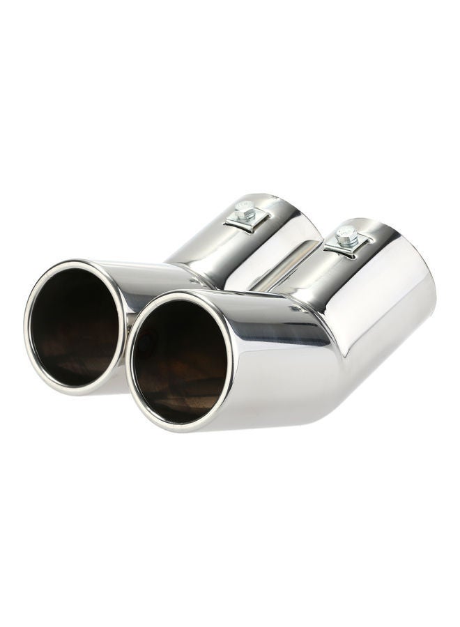 NIBEMINENT Dual Stainless Steel Exhaust Tail Pipes - Image 1