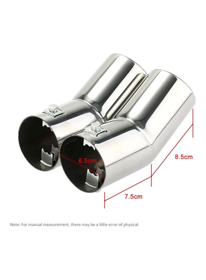 NIBEMINENT Dual Stainless Steel Exhaust Tail Pipes - Image 2