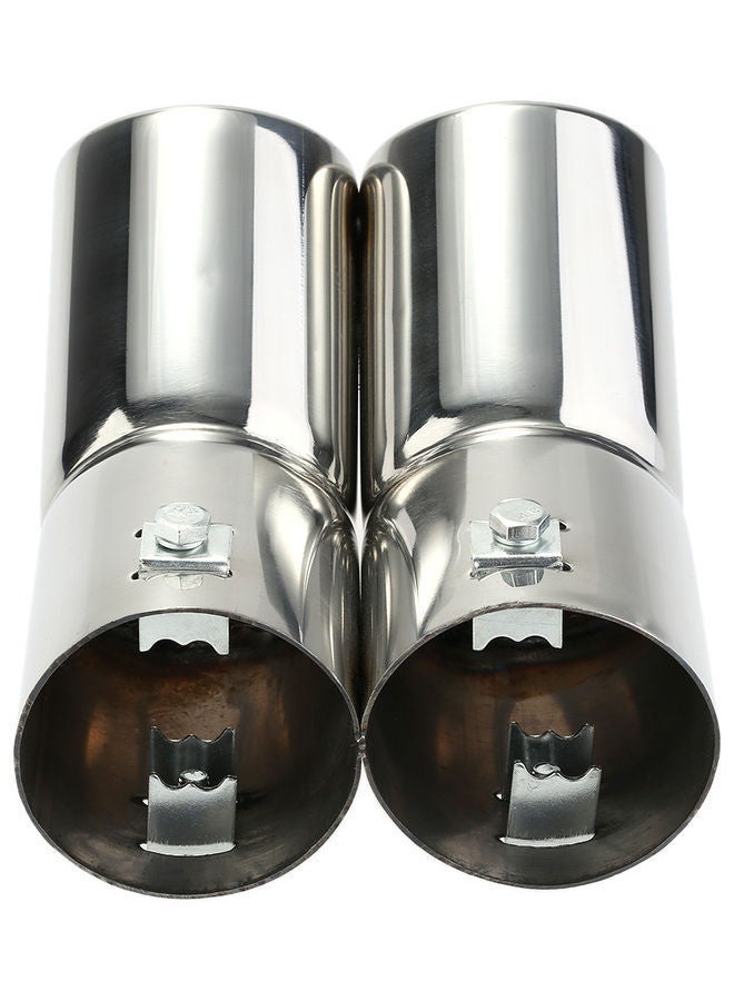NIBEMINENT Dual Stainless Steel Exhaust Tail Pipes - Image 3