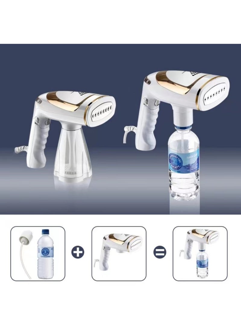 إيسوبير مكواة الملابس الكهربائية المحمولة ESUPER ثنائية الوظيفة مكواة بخار + مكواة عادية - 1600 واط - تصميم تعليق عمودي - مثالية للمنزل والسفر - Image 2