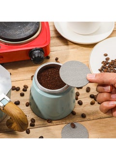 SAVITA 2Pcs Sturdy Espresso Puck Screen, 58mm and 53.5mm Stainless Steel Espresso Puck Screen Sliver Thickened Reusable Puck Screen Espresso for Espresso Machine Home Office Coffee Shop(100um)  - Image 3