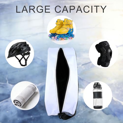 Bzocm Cat Skate Bag For Ice Roller Inline Skates With Adjustable Shoulder Strap Fit Women Men Adults - Image 5