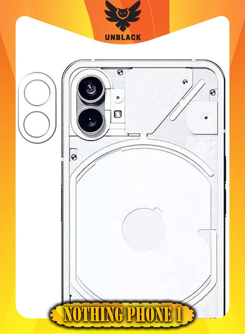 انبلاك شاشة حماية لعدسة الكاميرا لهاتف نوثينج فون 1 من انبلاك - (شفاف) - Image 1