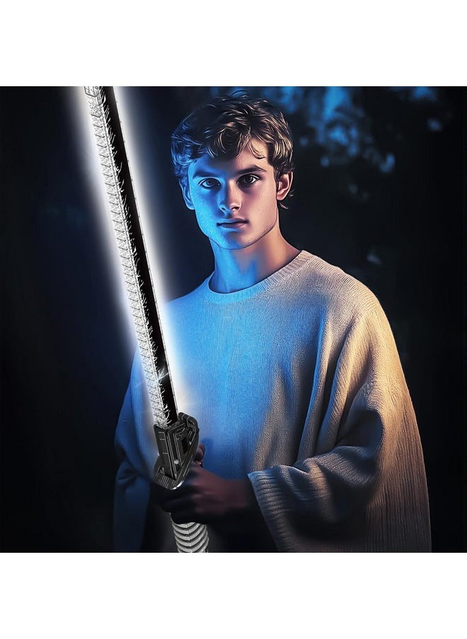 mould king Mould King Dark Sword Building Set - 45.67" Rechargeable LED Lightsaber with Display Stand, DIY STEM Model Kit for Kids & Adults 8+, Creative Collectible Sci-Fi Toy & Cosplay Gift Idea (885+ PCS)  - Image 4