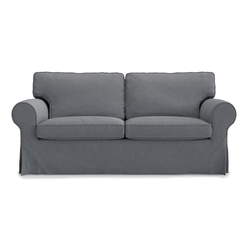 FMCTL FMCTL Ektorp Loveseat Cover Replacemen for IKEA Ektorp Sofa Cover Ektorp 2 Seater Sofa Cover Ektorp Couch Cover OnlyTitanium Grey 