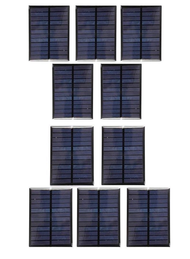 ESPtronics 10 Pc 70 x 70 mm DIY Small Mini Solar Panel Cell 6v 100mah Science Project Experiment Kit STEM Learning Education for Students and School Kids Square Shape - Image 1