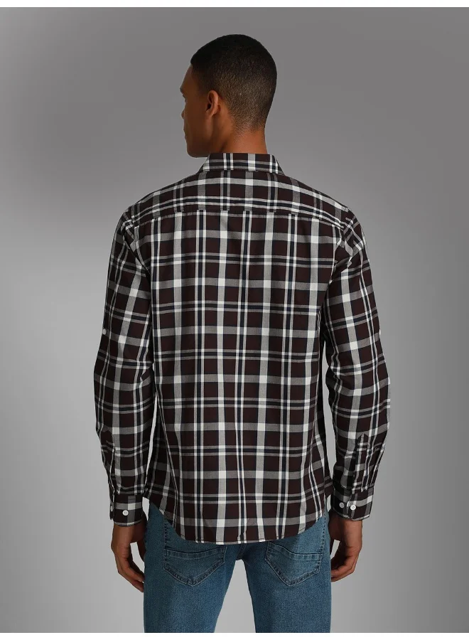 HIGH STAR Men's Maroon Shirt - Sleek and Stylish for All Occasions