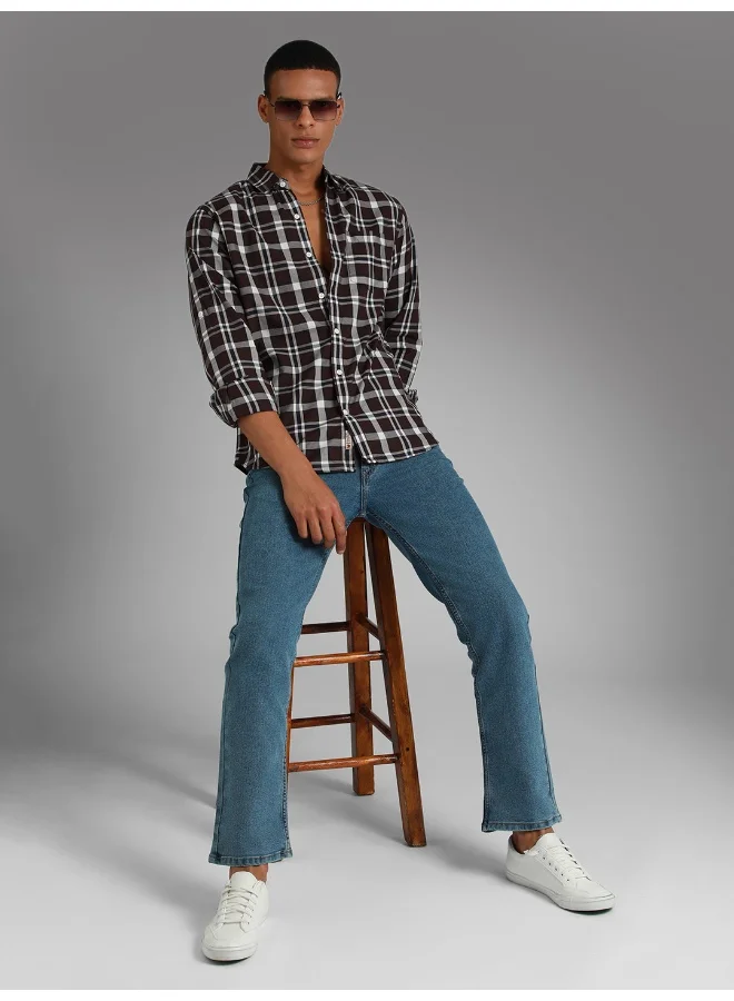 HIGH STAR Men's Maroon Shirt - Sleek and Stylish for All Occasions