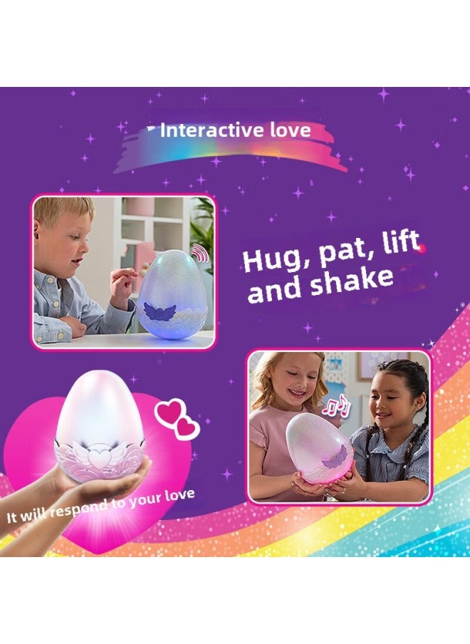 لعبة Spinmaster Hachi Magic Egg Hatchimals لرعاية الأطفال الإلكترونية للحيوانات الأليفة للفتيات - اللون: سلسلة Harchi Magic Egg-young Dragon  - Image 3