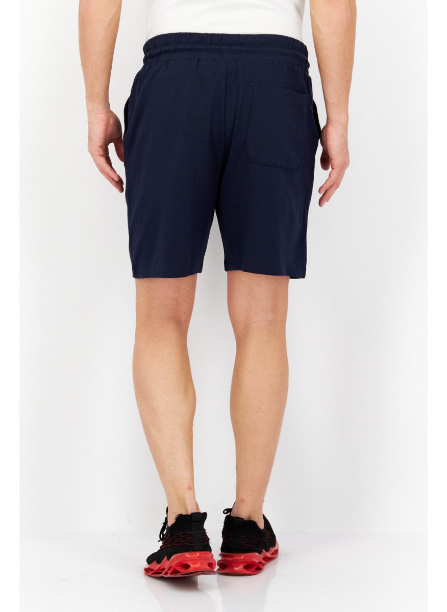 Levi's - Men Brand Logo Drawstring Short, Navy - Image 1
