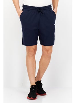 Men Brand Logo Drawstring Short, Navy
