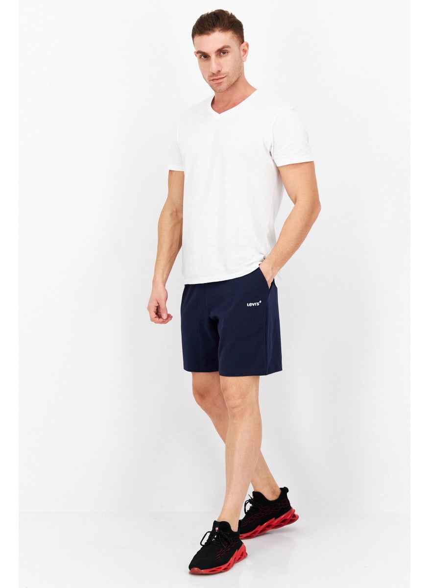 Levi's - Men Brand Logo Drawstring Short, Navy - Image 1