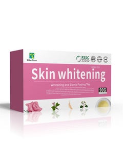 WS Herbal 30 Counts Pure Skin Whitening Scented Flower Bags Lightens  Whitening Skin with Double Red Rose Burdock Root Rhubarb Main  - Image 1