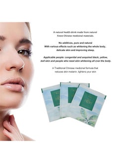WS Herbal 30 Counts Pure Skin Whitening Scented Flower Bags Lightens  Whitening Skin with Double Red Rose Burdock Root Rhubarb Main  - Image 2