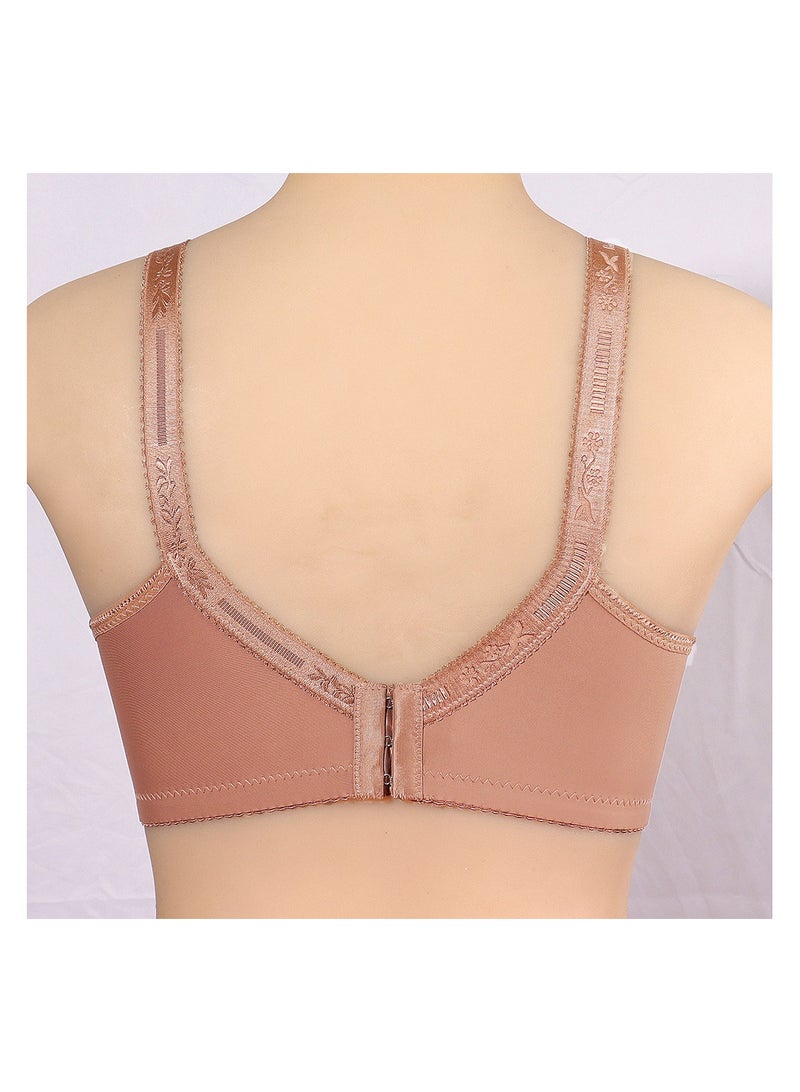 3-piece Set Of Large-Size D-cup Bras Without Underwire For Middle-aged And Elderly People - Image 3