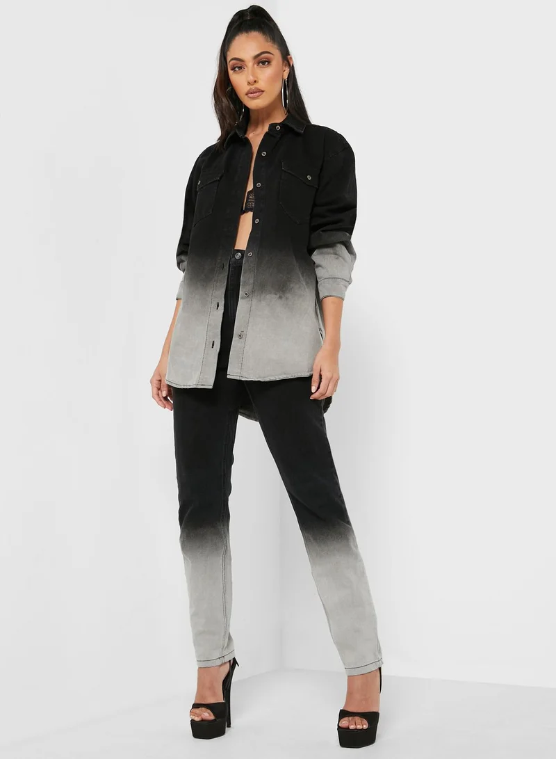 Missguided Tie Dye Ombre Wrath Jeans