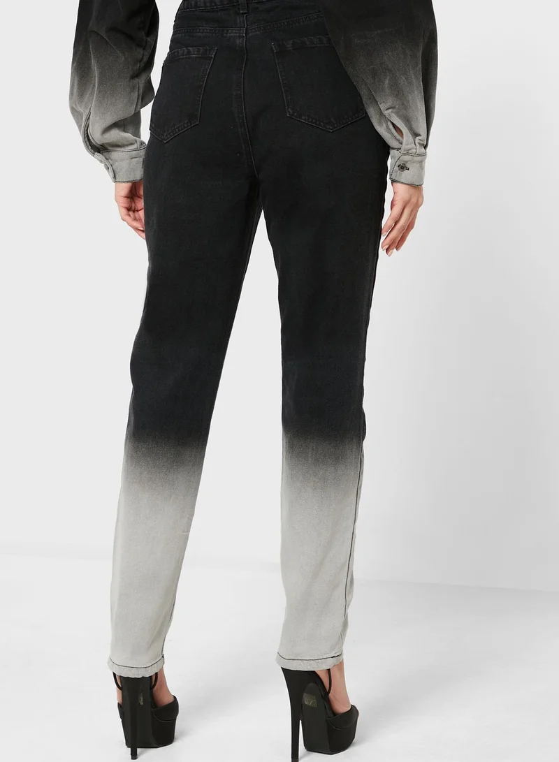 Missguided Tie Dye Ombre Wrath Jeans