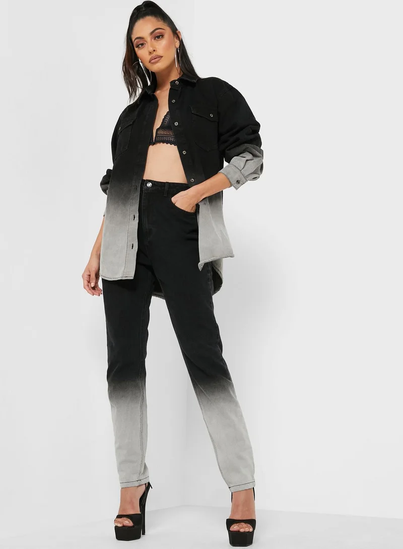 Missguided Tie Dye Ombre Wrath Jeans