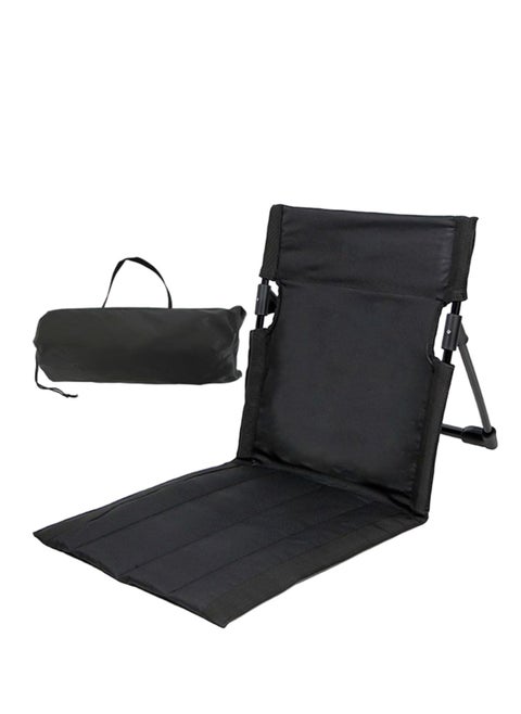 Folding Travel Chair with Backrest Portable Folding Beach Lounger