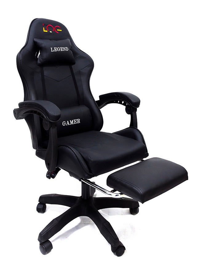 Log Electronics Renewed - Gaming Chair With Massage Back Pillow - Image 2