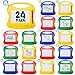 Tinlade 24 Pack Mini Magnetic Drawing Board for Kids Small Erasable Doodle Sketch Drawing Pad Bulk Gifts for Boy Girl Birthday Party Favor Classroom Prize Goodie Bag Stuffers Mixed ColorStylish - Image 2