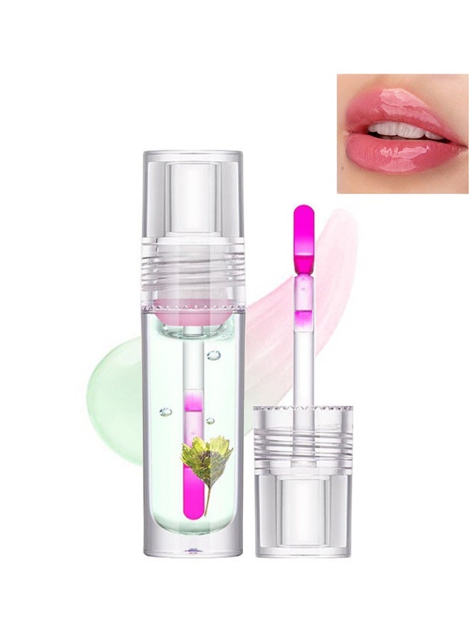 ibcccndc Flower Lip Oil,Moisturizing Lip Balm, Oil Long Lasting Nourishing Lip  No-Sticky Gloss Lip Balm Lip Care,#05 - Image 1