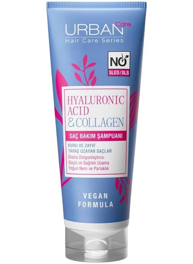 Urban Care Hyaluronic Acid & Collagen No Sulfate Shampoo 250ml 