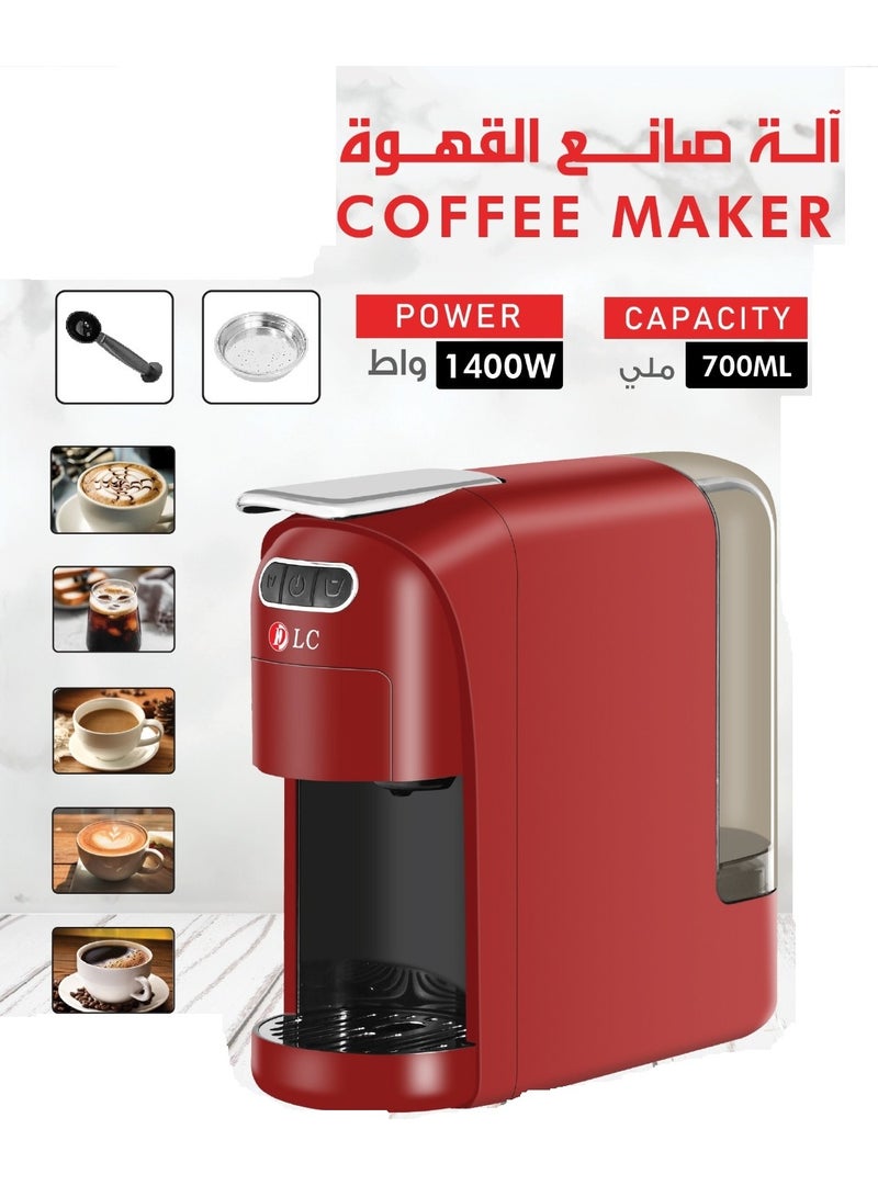 LC 3 in 1 Multifunction Espresso Capsule Coffee Machine