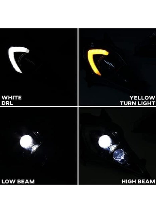 زوج من المصابيح الأمامية النهارية LED مع عدسة شفافة لإشارة الانعطاف، مقاومة للماء والخدش لـ Raptor 700 - Image 5