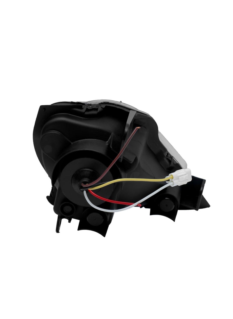 Generic - Pair of Front LED Daytime Running Headlight with Turn Signal Clear Lens, Waterproof, Scratch Resistant Headlights for Raptor 700 - Image 1