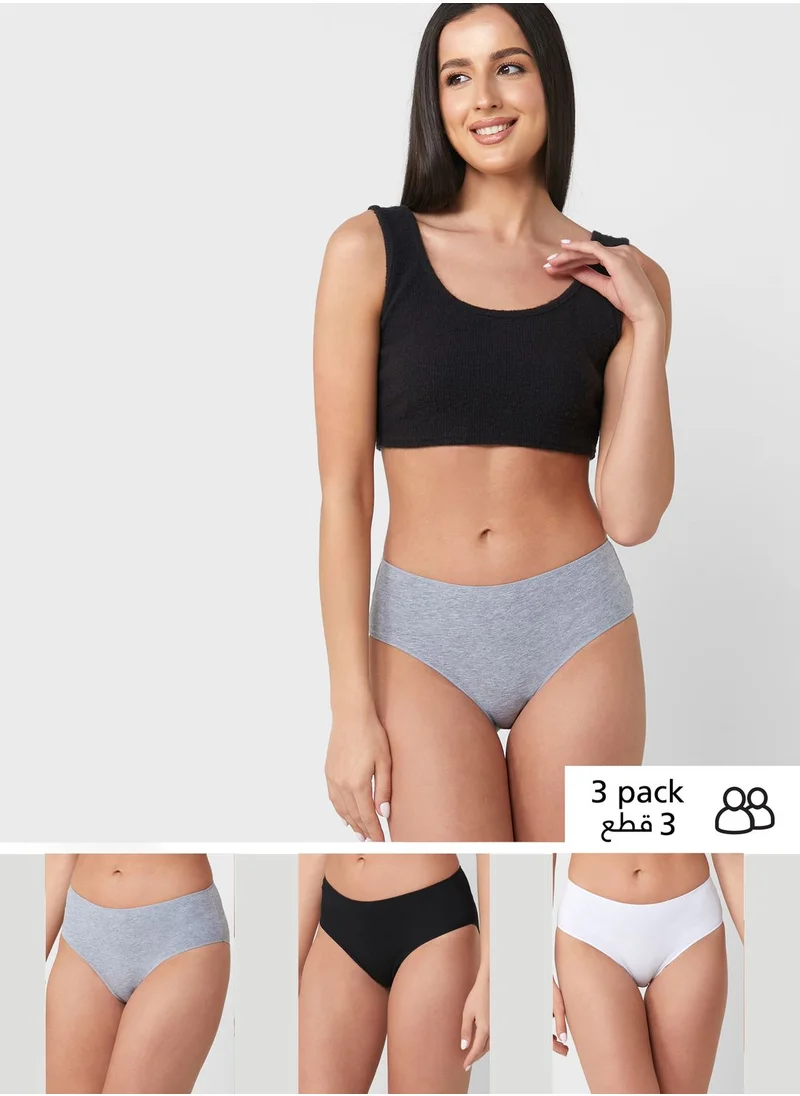 Ginger Basics 3 Pack Hipster Brief
