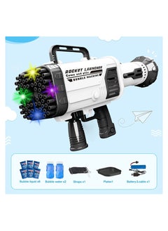 Bubble Machine Rocket Boom Bubble with 60-Hole for Kids Rocket Launcher Bubble Maker Blower, Bubble Toys, 5000+ Bubbles per Min for Boys Girls Adults Outdoor Indoor Birthday Party (Black 60-Hole) - pzsku/Z9FB3FCA470B00C61959CZ/45/_/1657711762/b27e8483-5d42-42f4-bb8d-864a99a7134c