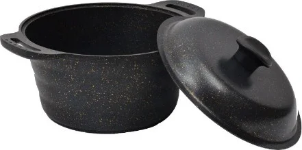 نورغاز Camping Pot Cast Granite 24 cm