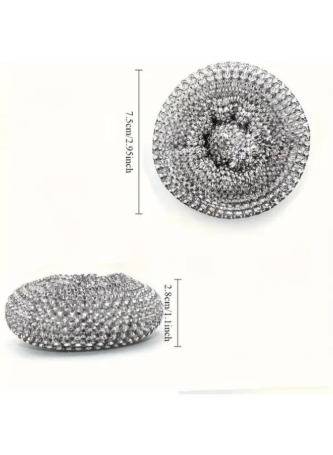 7Pcs Heavy Duty Stainless Steel Brush Set 5 Replaceable Heads 2 Handles Random Color - Image 3