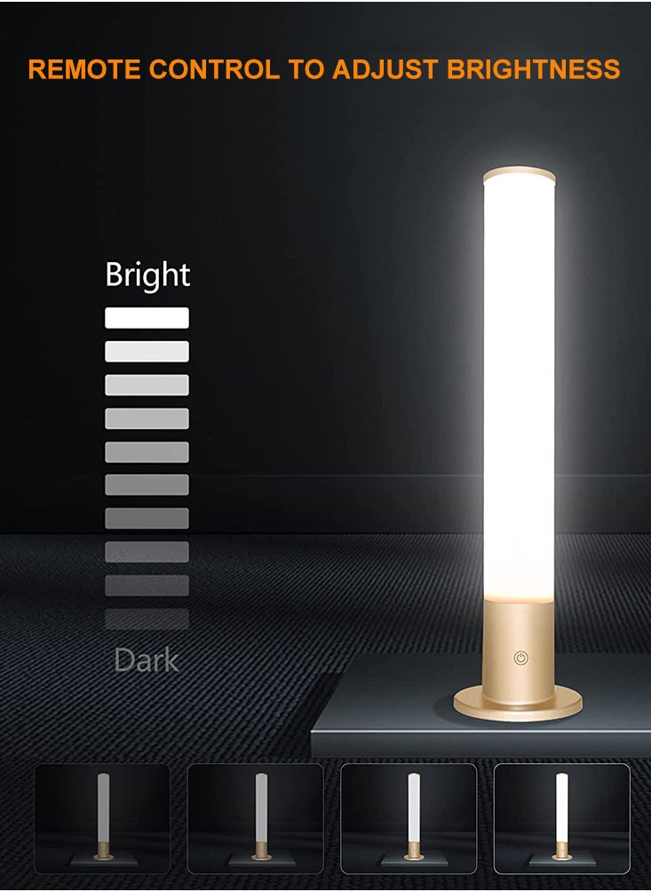 Perfii Light Therapy Lamp for Home, Office and Relaxation Table Lamp Adjustable Brightness, Timer, UV-Free with 3 Color Light Remote Control Home Decor  - Image 3