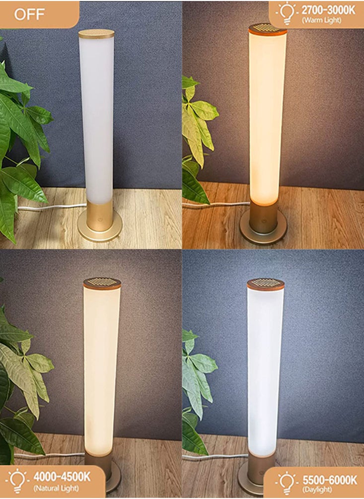 Perfii Light Therapy Lamp for Home, Office and Relaxation Table Lamp Adjustable Brightness, Timer, UV-Free with 3 Color Light Remote Control Home Decor  - Image 4