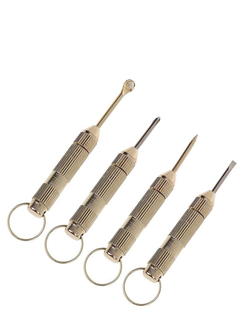Multifunctional Ear Cleaning Set - Ear Scoop - Toothpick - Flat Screwdriver - Cross Screwdriver, Practical Small Tools for Home Use - Image 2