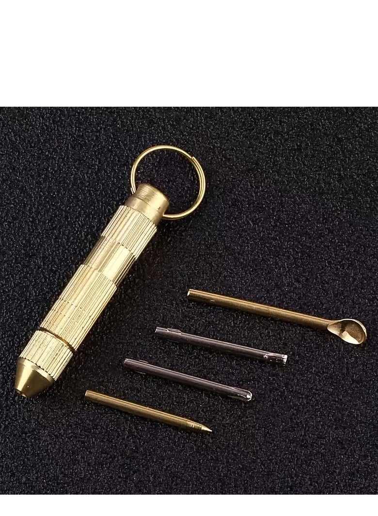 Multifunctional Ear Cleaning Set - Ear Scoop - Toothpick - Flat Screwdriver - Cross Screwdriver, Practical Small Tools for Home Use - Image 3